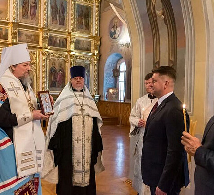 Митрополит Иоанн благословил избранного мэра Белгорода на труды во благо горожан