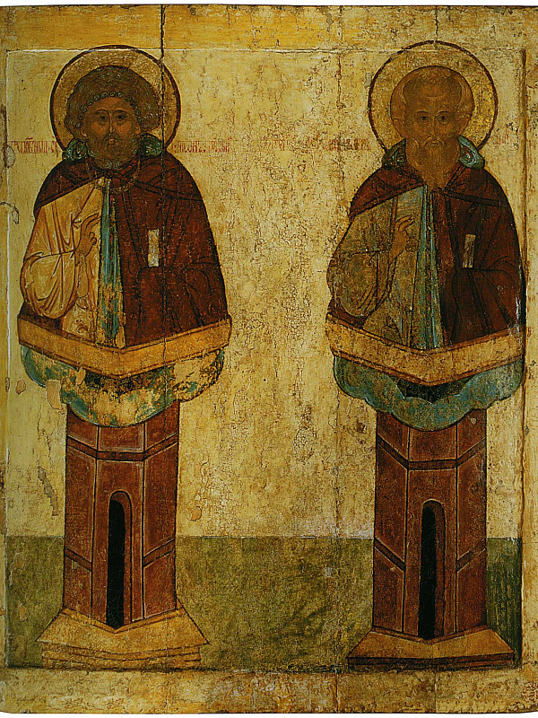 Преподобные Симеон Столпник и Даниил Столпник  