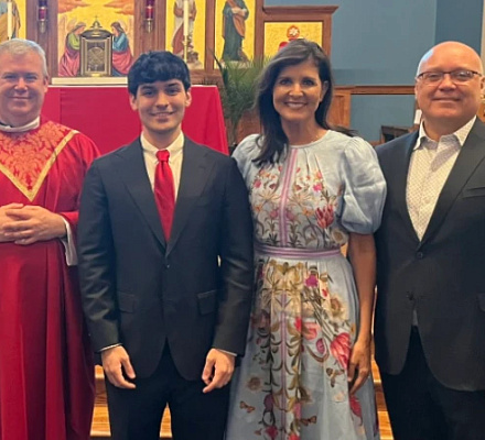 Nikki Haley’s son, Nalin, becomes Catholic