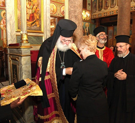 НАГРАЖДЕНИЕ ПОСЛЕДНЕГО ОБЪЕДИНЕНИЯ ГРЕЧЕСКОГО П.Н. С ЕГИПЕТЦЕМ П.Н. ИЗ АТМ