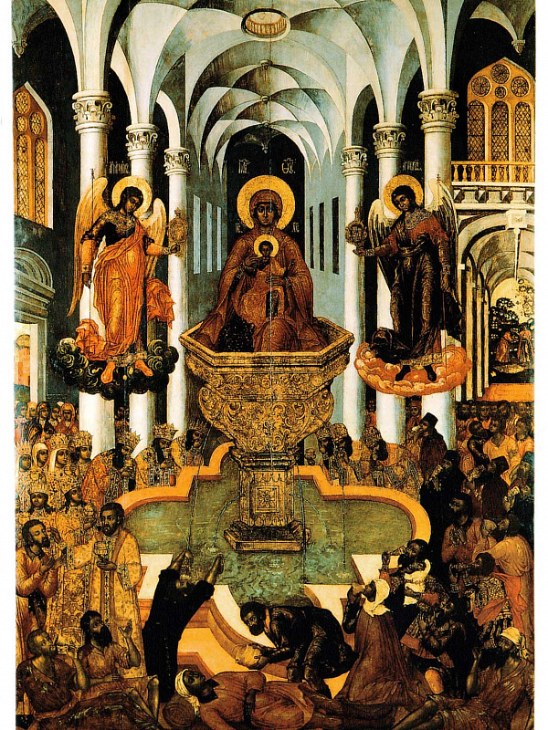 «Живоносный Источник», с сюжетом обретения