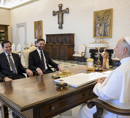 Pope Leo XIV meets U.S. Vice President JD Vance, Secretary of State Marco Rubio