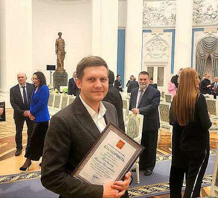 Президент России наградил благодарностью генерального директора телеканала «Спас» Бориса Корчевникова