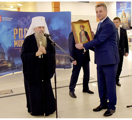 Die Fotoausstellung 'Im Namen des Heiligen Prinzen' eröffnete das Feierprogramm zu Ehren von Alexander Newski in St. Petersburg