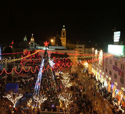 Unruhiges Weihnachtsfest in Bethlehem