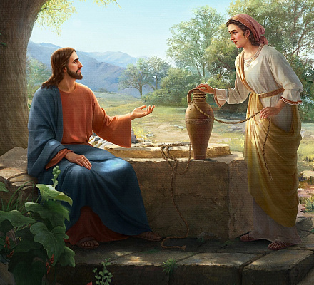 Неделя о самарянке. Христос Господь и Фотиния из Сихема
