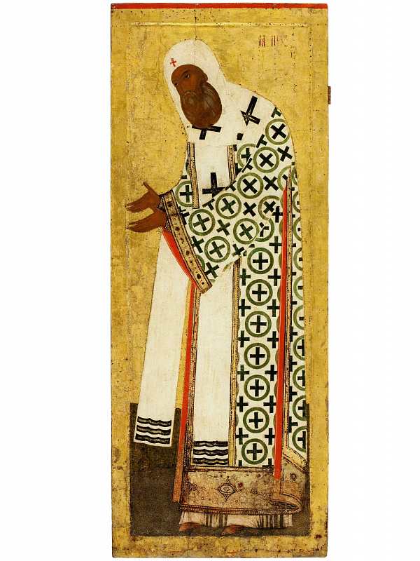 Св. Петр, митрополит Московский и всея Руси (ростовая, деисус)  