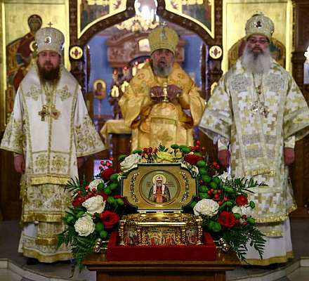 Состоялось принесение ковчега с мощами святителя Тихона в Тульскую епархию
