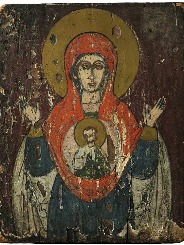 Икона Богоматери «Знамение» (Сузун)  