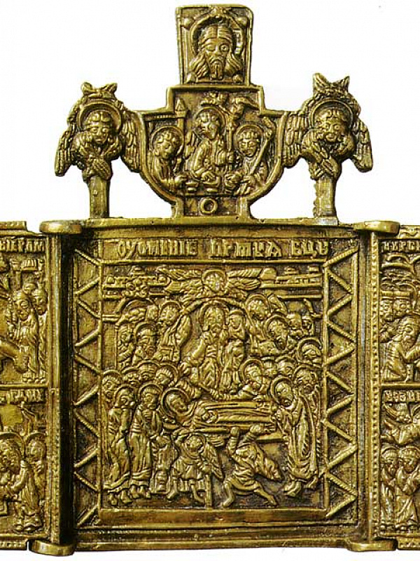 Складень-триптих со сложным завершением средника (Гуслицы)