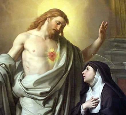 Santa Margarita María Alacoque y la devoción al Sagrado Corazón de Jesús