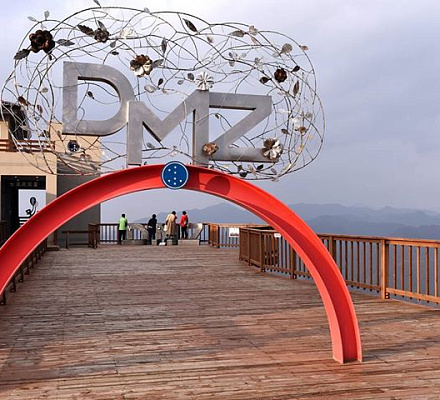 Chiesa cattolica costruita al confine tra Corea del Sud e Corea del Nord