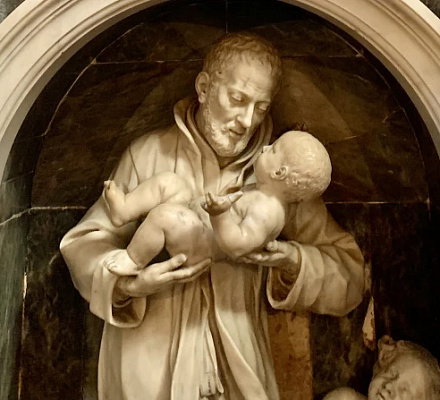 La historia poco conocida de la visión navideña del Niño Jesús que tuvo un santo en Roma