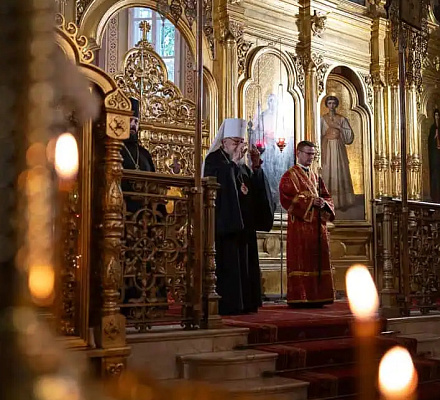 Праздник Крестовоздвижения в столичном соборе