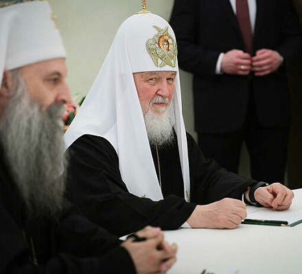 Патриарх Кирилл: Сербский народ и Сербская Церковь никогда не предавали Россию