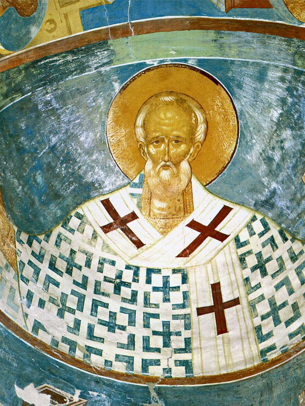 Святитель Николай Чудотворец, фреска Дионисия