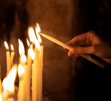 Горящая свеча – наш разговор с Богом