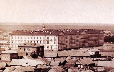 Церковь Воскресения Христова при Оренбургском Неплюевском кадетском корпусе. Построено 1852г.