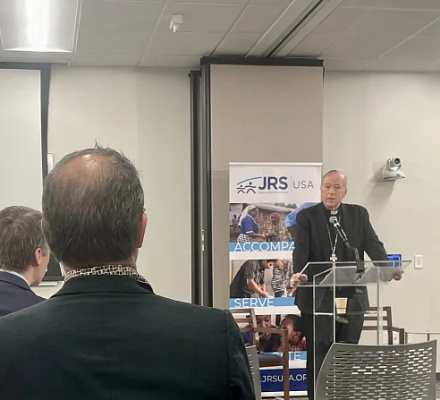 Cardinal McElroy talks immigration in first public appearance since DC installation