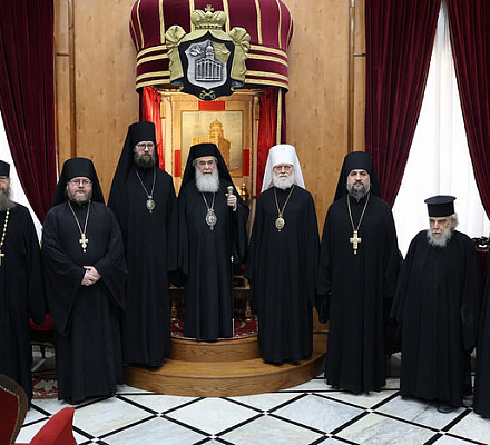 Иерусалимский Патриарх встретился с представителями Эстонской Православной Христианской Церкви