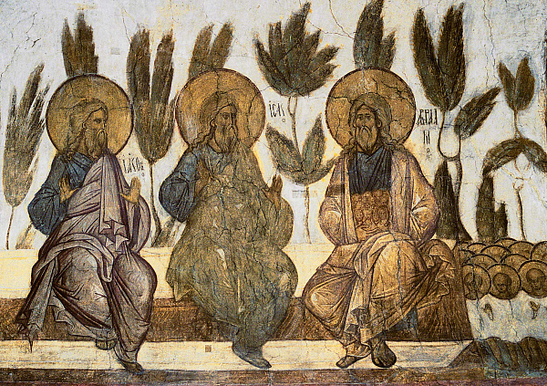 Лоно Авраамово (фреска Даниила Черного)