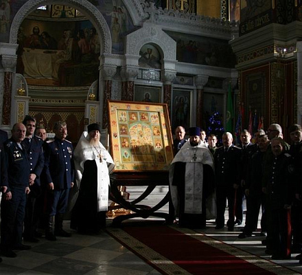 L'icona 'Cosacco Golgota' è stata consegnata alla Cattedrale dell'Ascensione di Novocherkassk