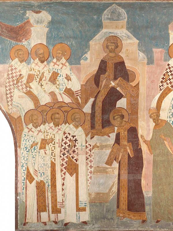 Первый Вселенский собор (фреска Дионисия)