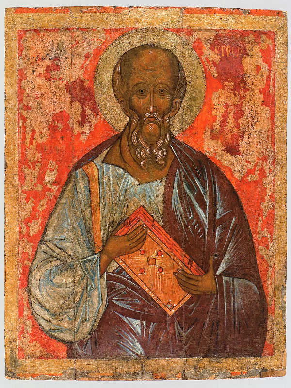 Апостол Иоанн Богослов, новгородская икона  