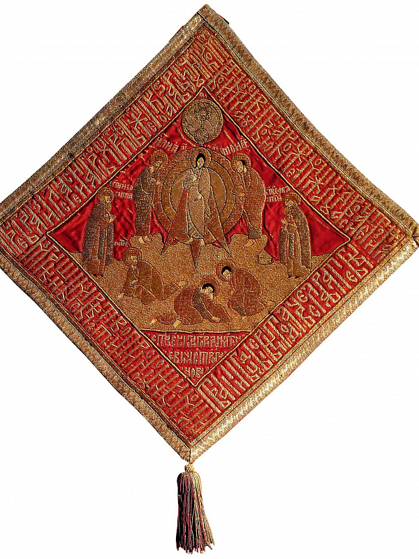 Прпдб. Савватий и Зосима Соловецкие (палица со сценой Преображения)  