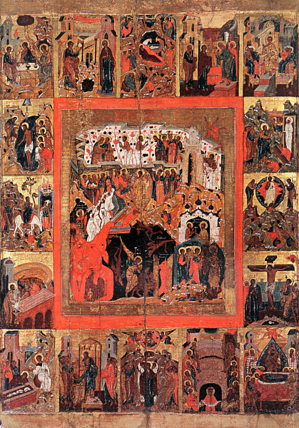 Воскресение Христово - Сошествие во ад, с праздниками
