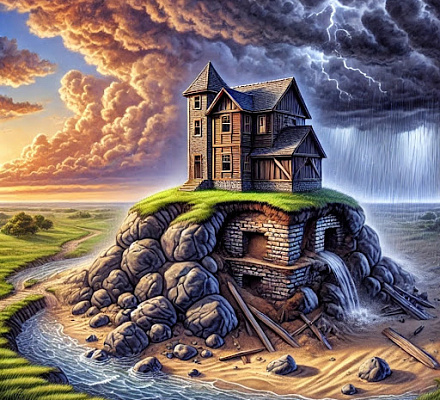 Притча о доме, построенном на скале