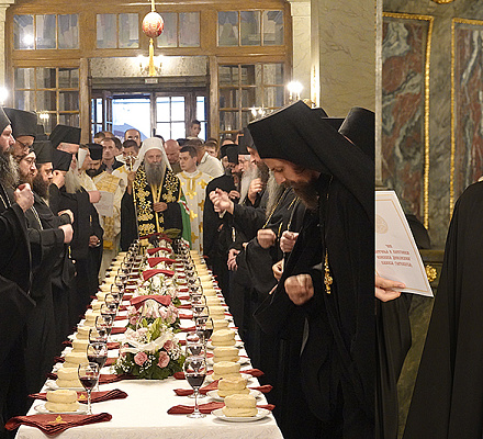 Рукоположение архимандрита Паисия во епископа Диоклия, викария митрополита Черногорского и Приморского.