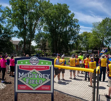 Knights ‘step up to the plate’ to raise funds for baseball field for special-needs athletes