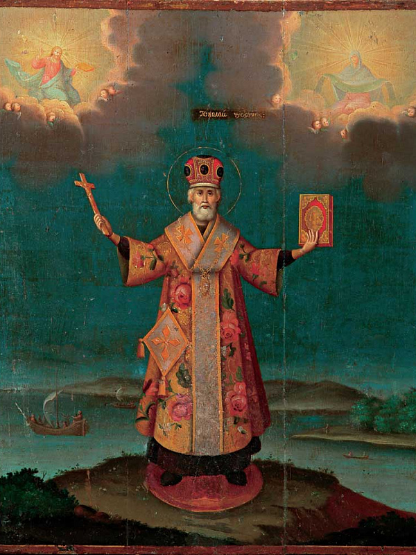 Св. Николай Чудотворец, с Никейским чудом (Соловецкая) 