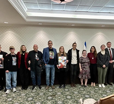 Families of Israeli hostages met with Catholic support during D.C. visit