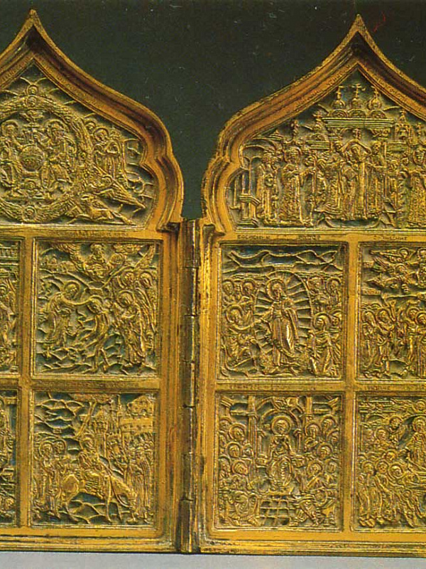 Праздники (складень-тетраптих, литье)