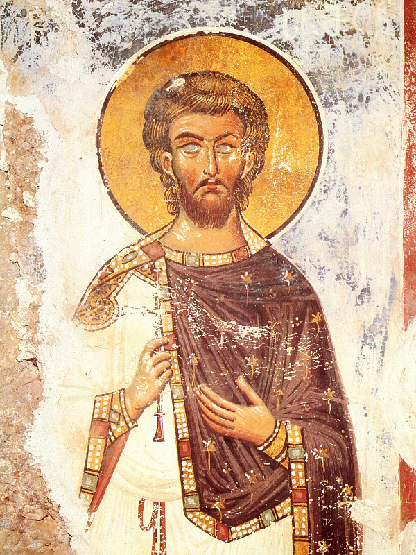 Мученик Самон Едесский (фреска)
