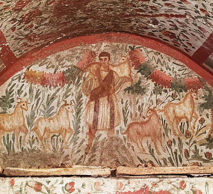 Турция: в древней Никее обнаружена фреска Христа в образе Доброго Пастыря III века