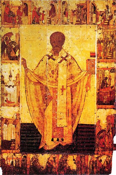 Никола Зарайский, с житием (Киевская)  