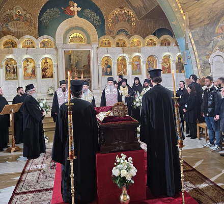 Проводы Блаженного архиепископа Анастасия