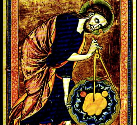 Christlicher Tempel als Modell des Universums