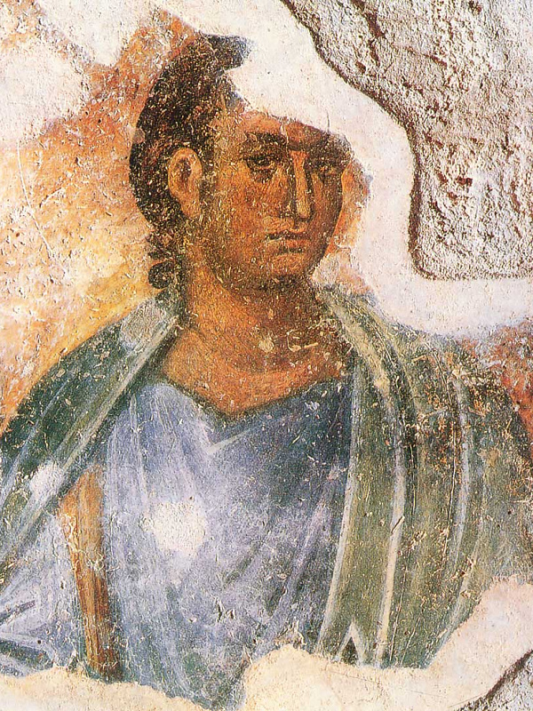 Апостол и евангелист Иоанн Богослов (сербская фреска) 