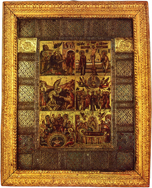 Праздники (мозаическая икона)