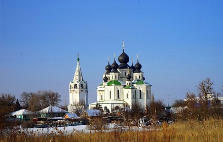 Catedral de las tropas de resurrección en el pueblo de Starocherkasskaya