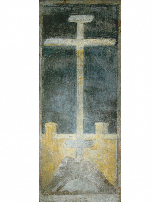 Голгофский крест (фреска)