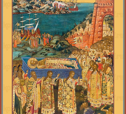 Никола Вешний. Перенесение мощей святителя Николая Чудотворца