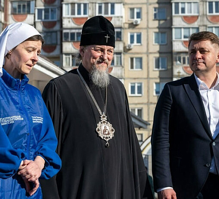 Состоялась встреча представителей Патриаршей гуманитарной миссии с мэром Белгорода и главой Белгородской митрополии