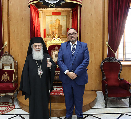 ПРЕДСТАВИТЕЛЬ МАЛЬТЫ В РАМАЛЛЕ ПОСЕТИЛ ПАТРИАРХАТ