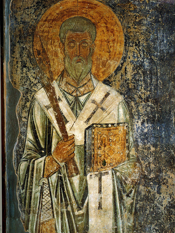 Священномученик Фока, епископ Синопский (фреска)  