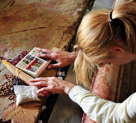 Salbungsstein: ein Ort lebensspendender Kraft